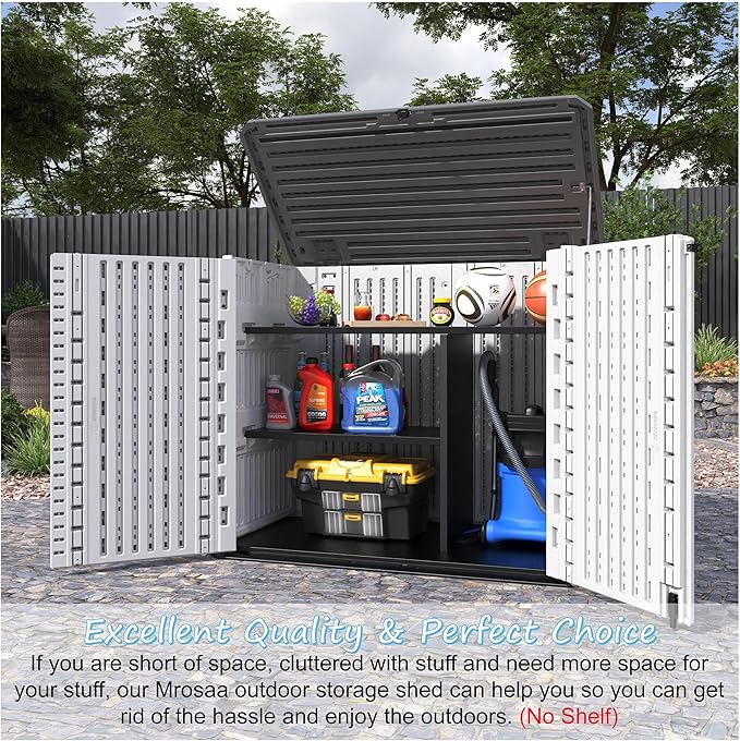 Sheds & Outdoor Storage, 34 Cu.ft Horizontal Storage Sheds Outdoor - Image 2