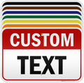 Custom Sign, Custom Sign for Business, Indoor/Outdoor use. 12x18 Inches
