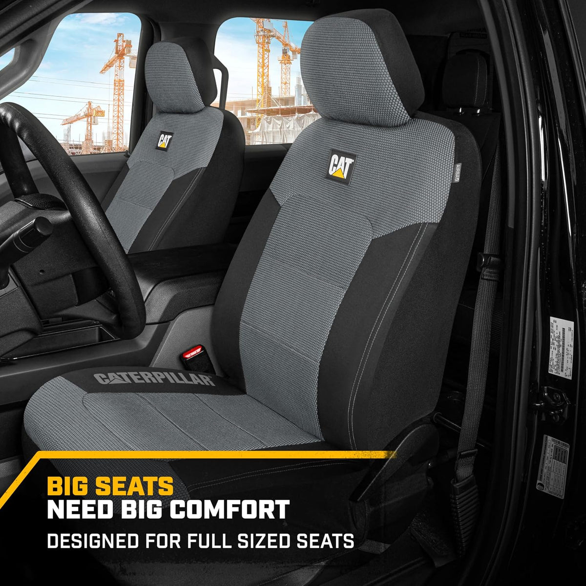 cat meshflex automotive seat covers for cars trucks, close-up detail