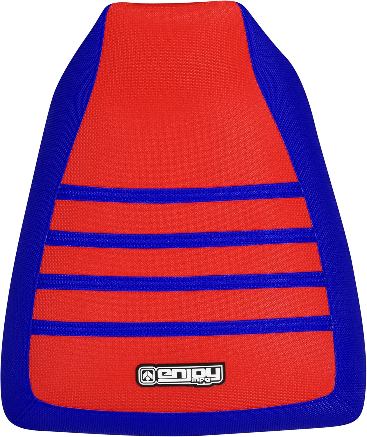 Enjoy Mfg Seat Cover - Compatible with Honda 1985-1987 ATC 250ES #527 (Blue Sides/Red top/Blue Ribs)