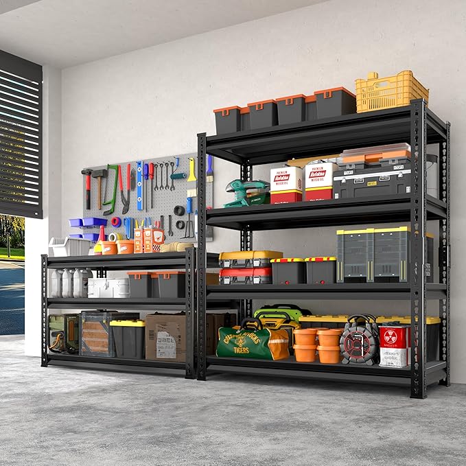 48" W Garage Shelving Heavy Duty，2000LBS Loads Adjustable Garage Storage Shelves - Image 2