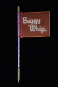 Buggy Whip - Bright Blue threaded LED Whip includes $60 Threaded adapter (8 Feet)