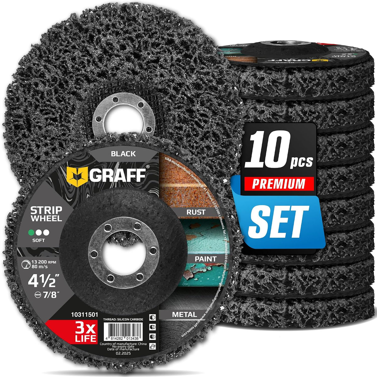 4.5 inch paint stripping disc - rust remover, main product view