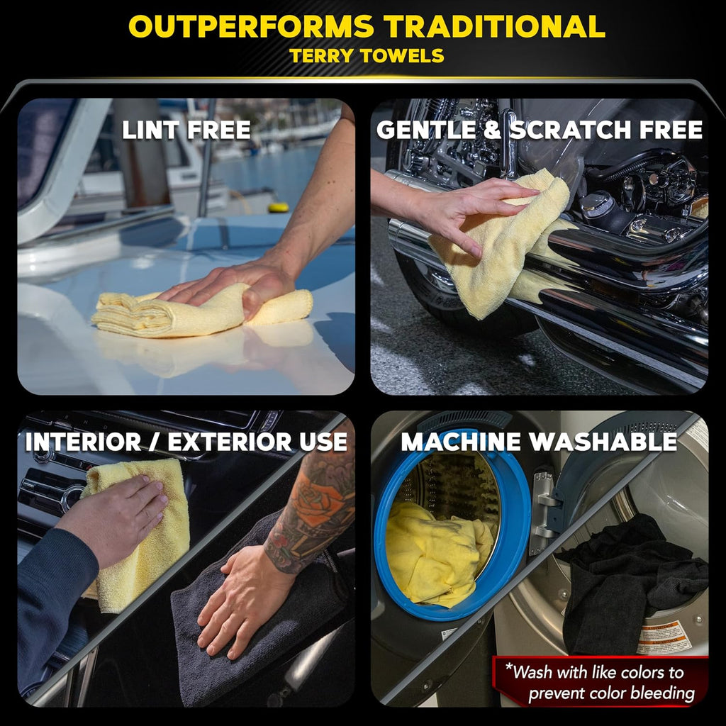 Meguiar's X2025 Supreme Shine Microfiber Towels -6 Pack