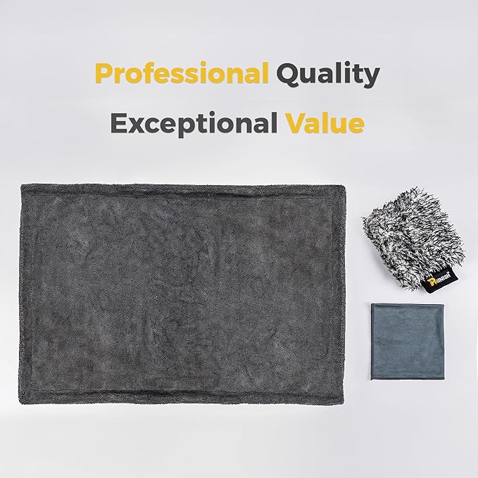 The Giant Giant 24"x36" Car Drying Towel – Ultra Absorbent 1200 GSM Twisted - Image 2