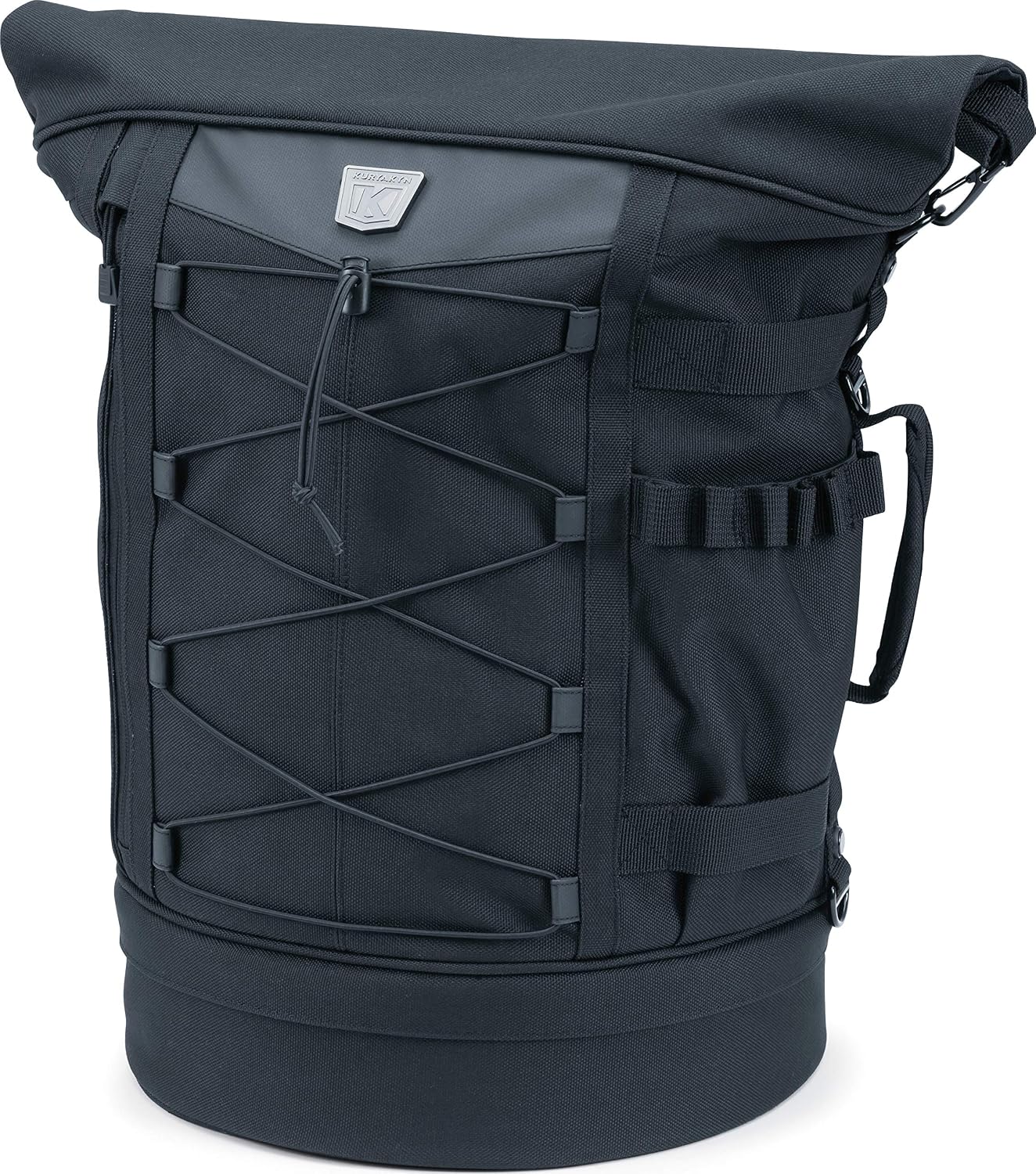 Kuryakyn 5282 Momentum Freeloader Expandable Motorcycle Travel Luggage: Weather Resistant Duffle Bag with Sissy Bar Straps, Black