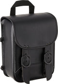 Dowco Willie & Max 59591-00 Black Jack Series: Synthetic Leather Motorcycle Sissy Bar Bag, Black, Universal Fit, 8in.W x 10in.H x 4.5in.D