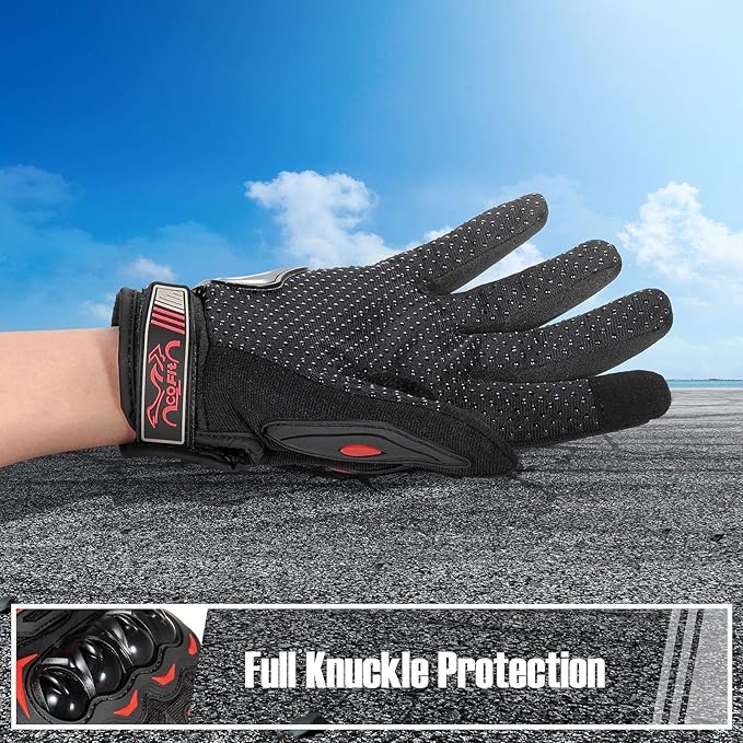COFIT Motorcycle Gloves Breathable, Touchscreen Motorbike Gloves Anti-Slip - Image 4