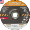 united abrasives-sait 22042 a24r general purpose pipeline wheel, main product view