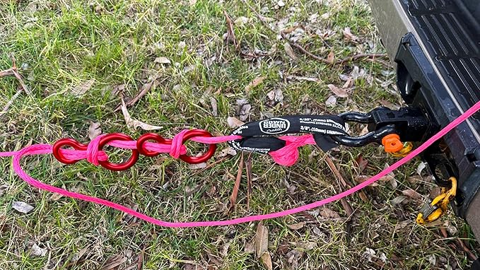 DOWN UNDER OUTDOORS Game/Log/4x4 Recovery Kit, Deer Drag, 650 ft of 9/32” Winch - Image 8