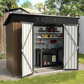 UDPATIO Outdoor Storage Shed 8x4 FT, Outside Sheds & Outdoor Storage Metal by UDPATIO