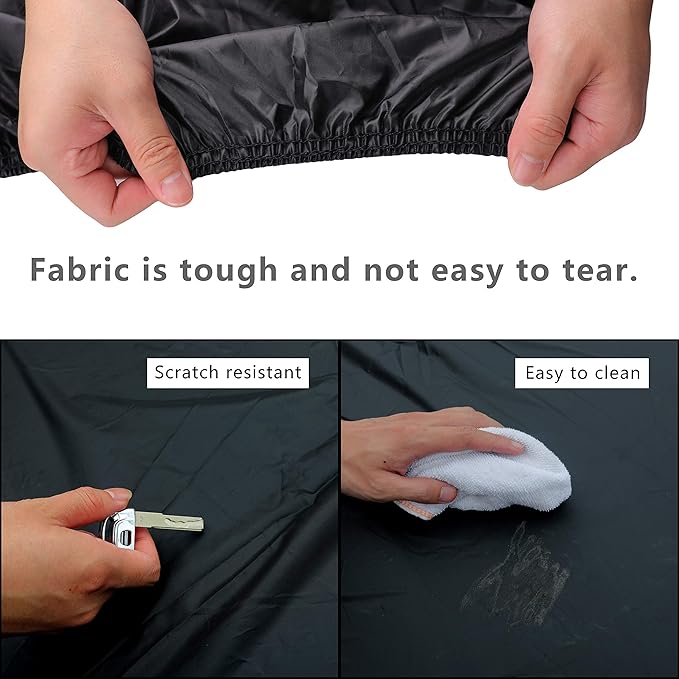 MORNYRAY Waterproof Car Cover All Weather Snowproof UV Protection Windproof - Image 7