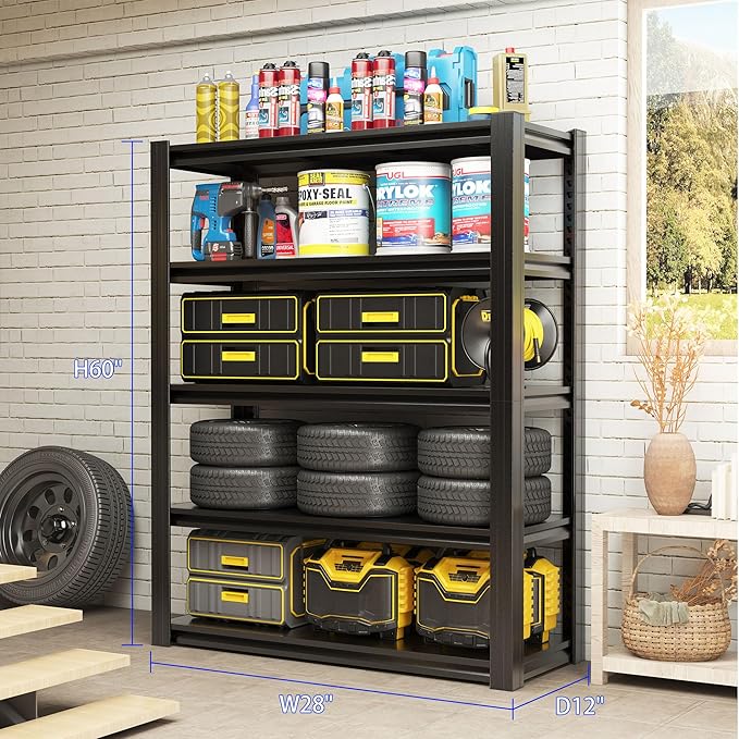 Metal Storage Shelving Heavy Duty, Shelves Unit - Image 2
