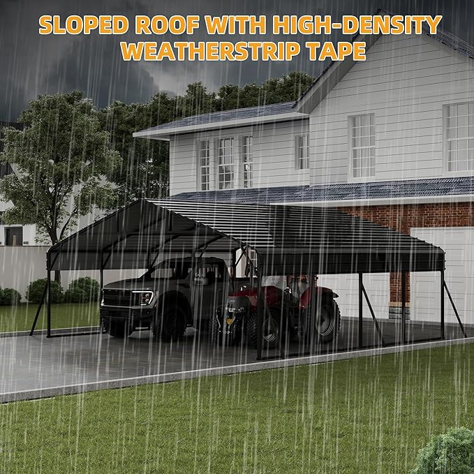 20x20FT Metal Carport Kits - Image 8
