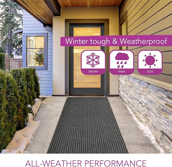 iCustomRug Spartan Weather Warrior Duty Indoor/Outdoor Utility Ribbed in 3ft - Image 6
