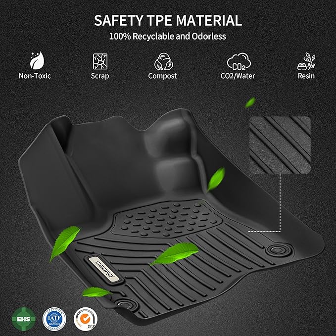 OEDRO Floor Mats Fit for 2015-2017 Toyota Camry Standard Models, TPE - Image 5