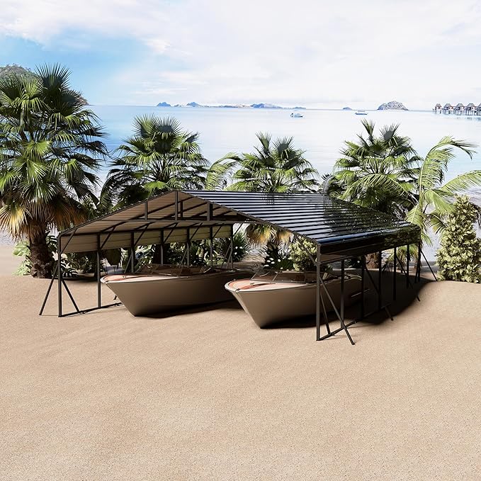 20' x 30' Heavy Duty Metal Carport - Image 6