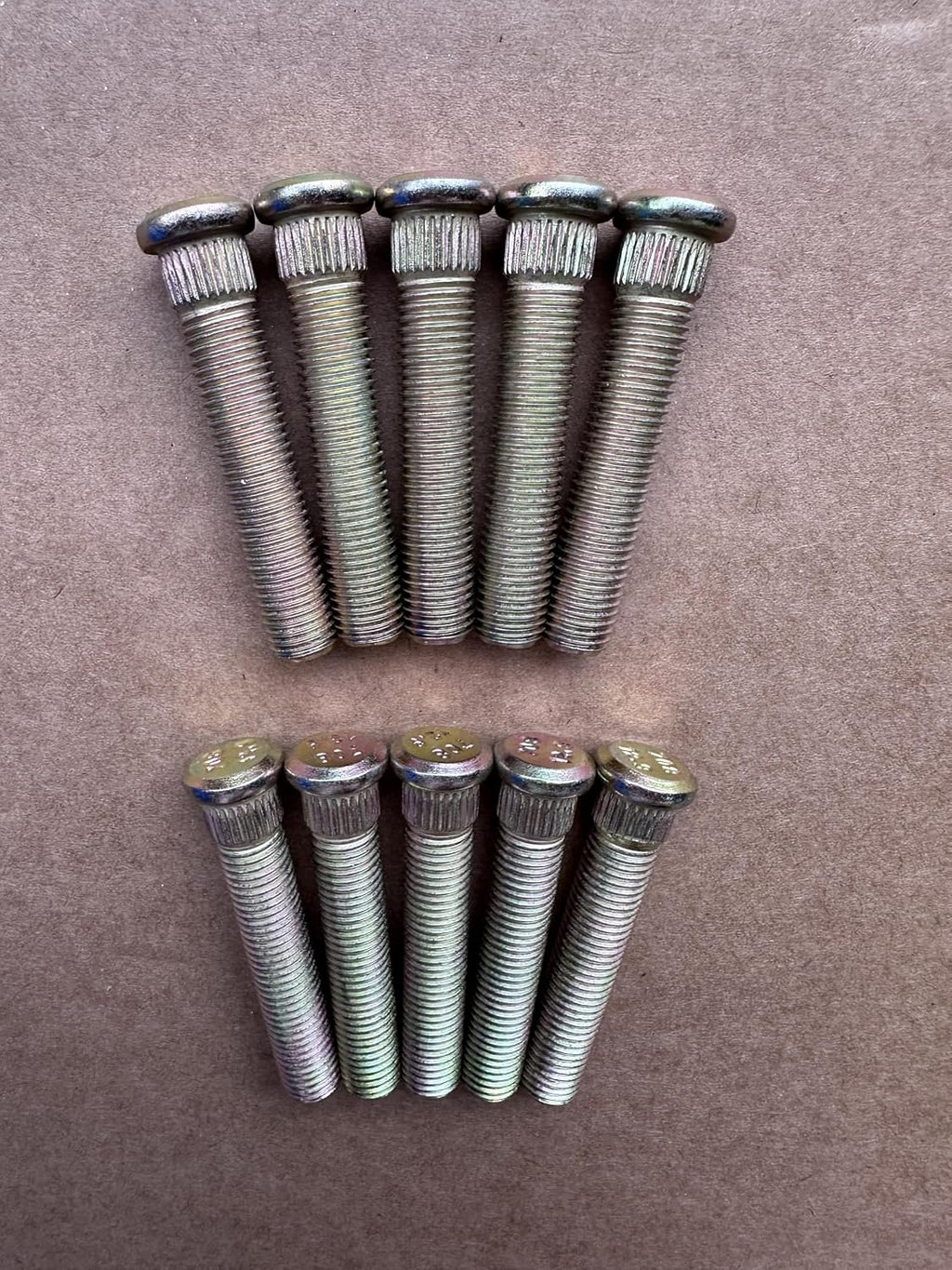 10pcs Extended Wheel Stud 1007708 M12x1.5 2.5 in. Length Replacement for GM Chevrolet Camaro Corvette, Ford Fusion Escape Foucs Fiesta Transit Connect Courier