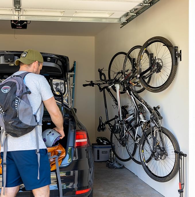 StoreYourBoard Bike Swivel Rack – Wall Mounted Garage Bike Storage, Vertical - Image 7