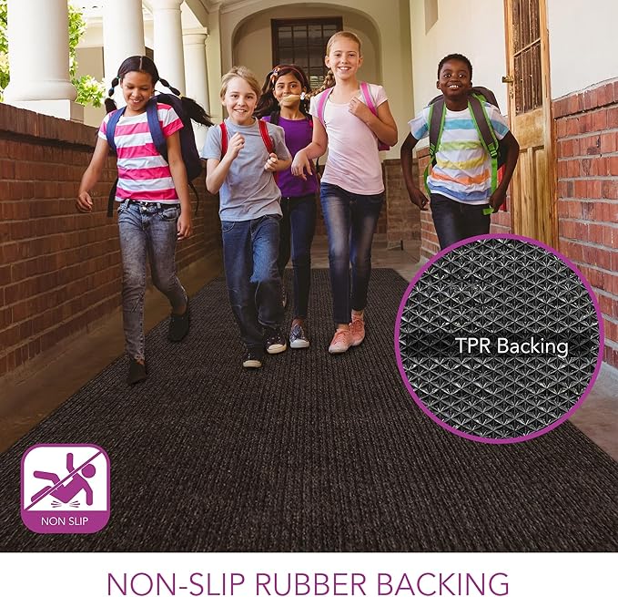 iCustomRug Spartan Weather Warrior Indoor/Outdoor Utility Ribbed Carpet Runner - Image 8