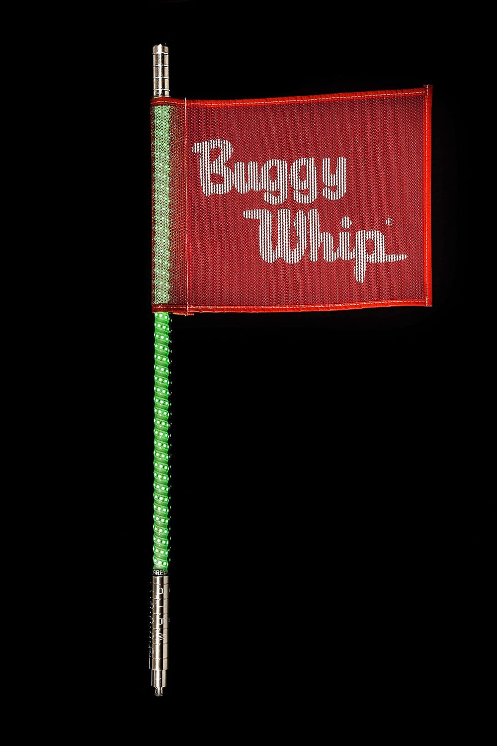 Buggy Whip - Bright Green Quick release LED Whip includes $60 Quick release adapter (2 Feet)
