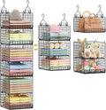 6 tier hanging closet organizers and storage stackable, main product view