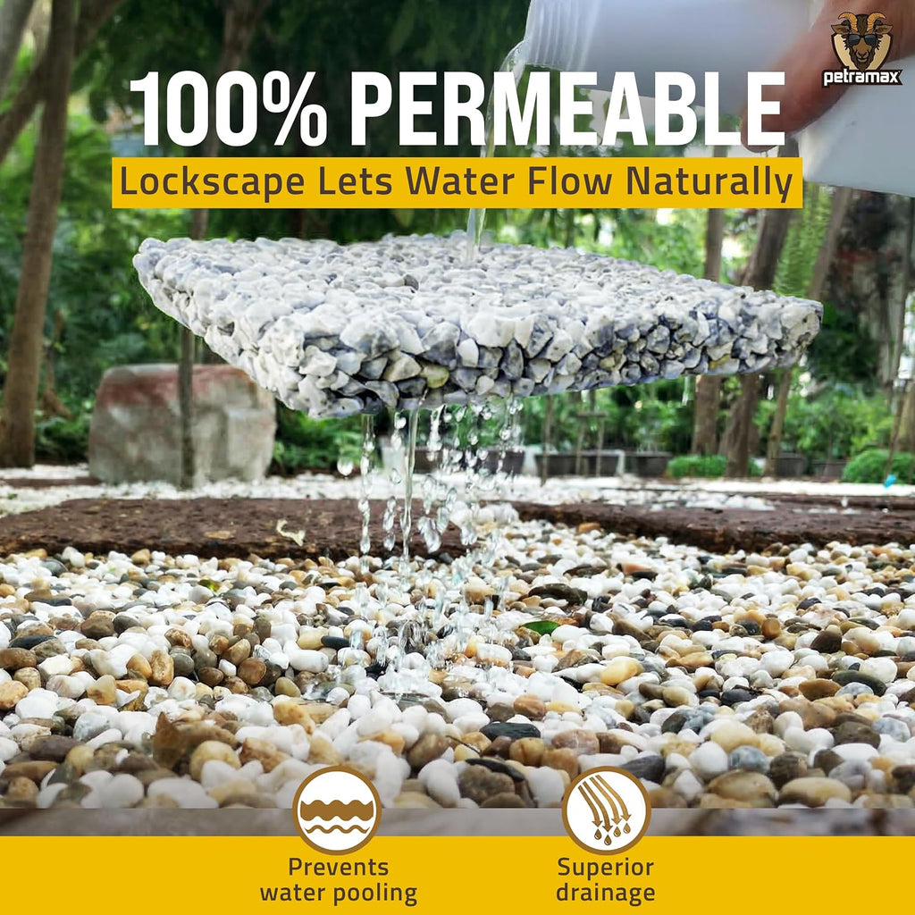 petra max rock glue for landscaping, pet-safe & on a desk or shelf