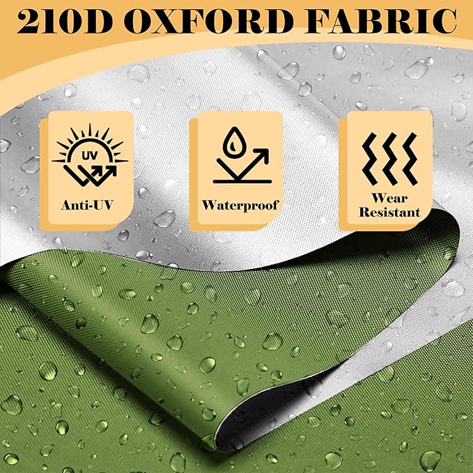 Bike Storage 7.3 x 5ft, Outside Storage Waterproof Oxford Fabric - Image 6