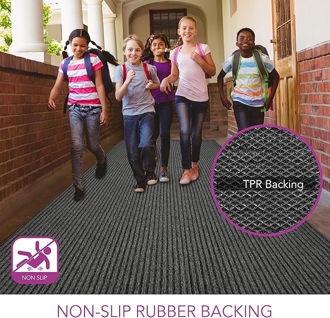 iCustomRug Spartan Weather Warrior Indoor/Outdoor Utility Ribbed Carpet Runner - Image 9