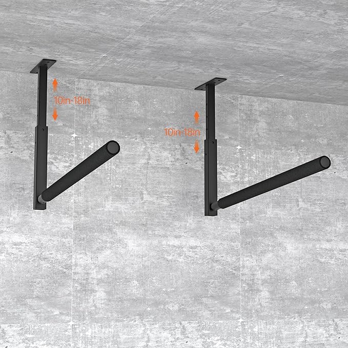 Adjustable Ladder Ceiling Rack, Kayak Overhead Garage Storage Rack, Garage - Image 2