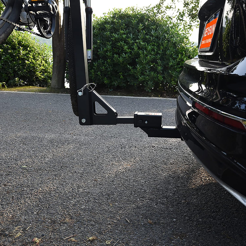 864121 Trailer Hitch Riser With 2.25 Inch Rise/Drop for 2 Inch Receiver Extension, Solid Shank, Pin Kit Included