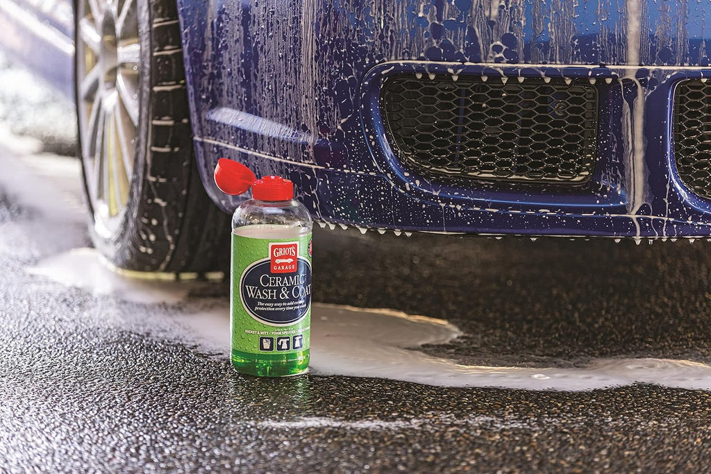 Griot's Garage 10978 3-in-1 Ceramic Wax 22oz & 10885 Ceramic Wash & Coat 48oz