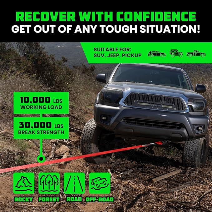 Rhino USA Recovery Tow Strap - Image 4