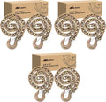 Nilight 3/8" X 35" Trailer Safety Chain 2pcs Grade 70 Towing Chain with Clevis Snap Hooks 26400lbs Break Strength use for Trailer, RV,and Boat Towing and Gooseneck Couplers (Pack of 3)