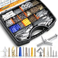 weideer 346pcs 11sizes drywall anchors and screws assortment, main product view