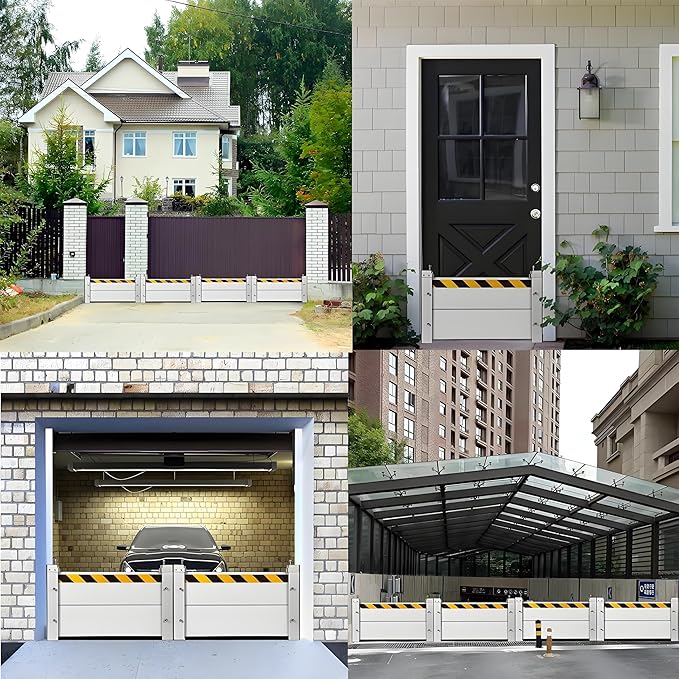 Flood Barriers for Home Exterior, Aluminum Alloy Outdoor Garage Doors Water - Image 3
