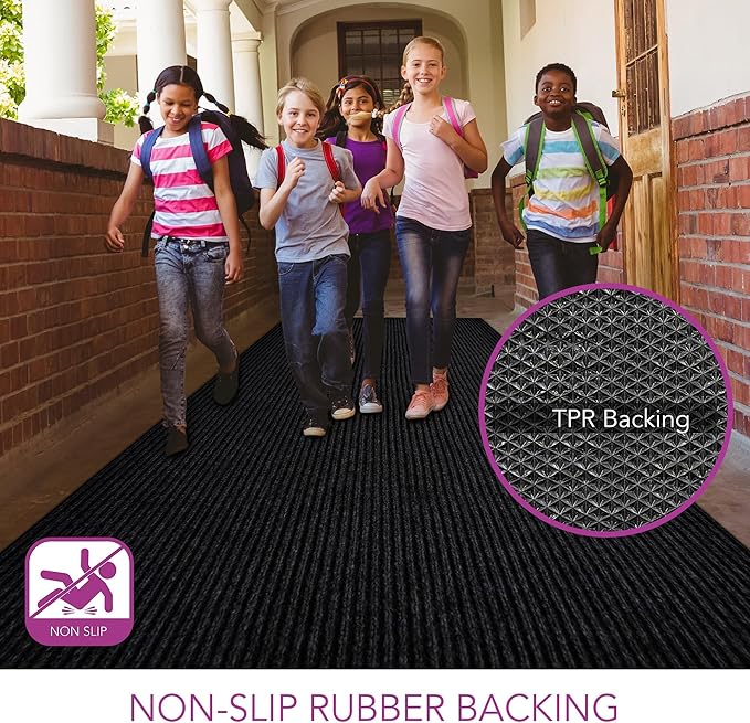 iCustomRug Spartan Weather Warrior Indoor/Outdoor Utility Ribbed Carpet Runner - Image 8