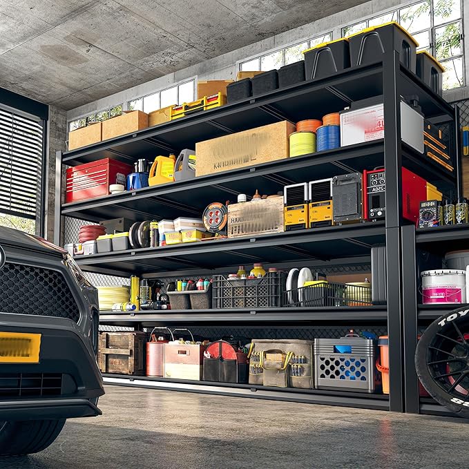 REIBII 60" W Garage Shelving Heavy Duty 3000LBS Storage Shelves Heavy Duty - Image 8