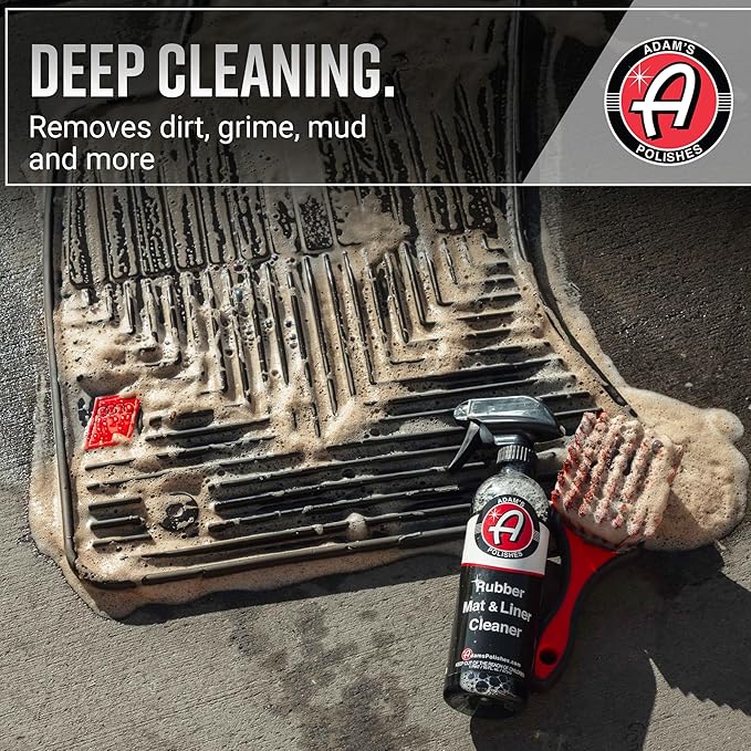 Adam's Polishes Rubber Mat & Liner Cleaner 2-Pack Protectant & Rubber Floor Mat - Image 4