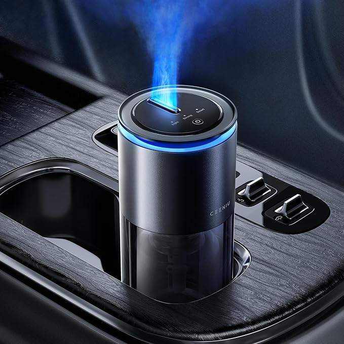 Ceeniu Smart Car Air Freshener, Enlarged Spray Nozzle, Advanced Ultrasonic by ShowYourElegance
