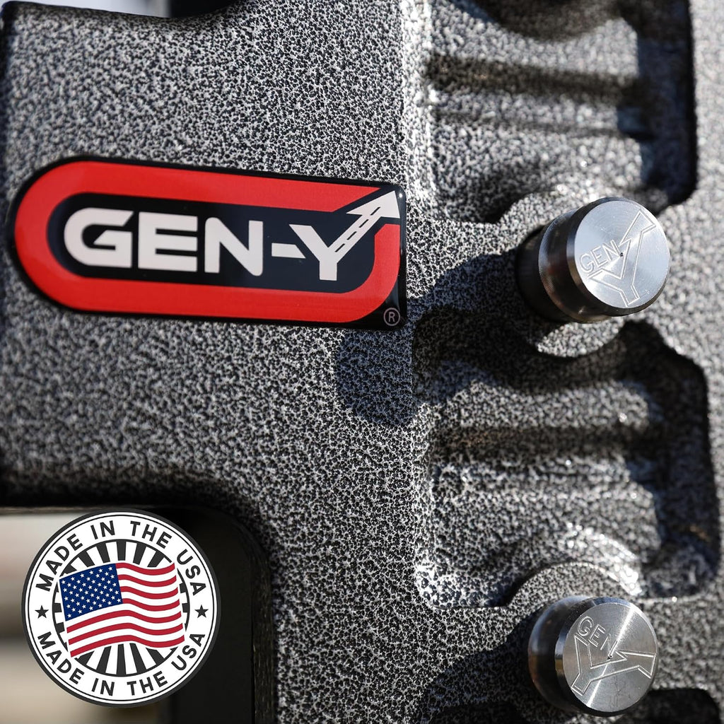 GEN-Y GH-099 5/8" Hitch Pin, 4" Useable Length with Self-Locking Twist Clip