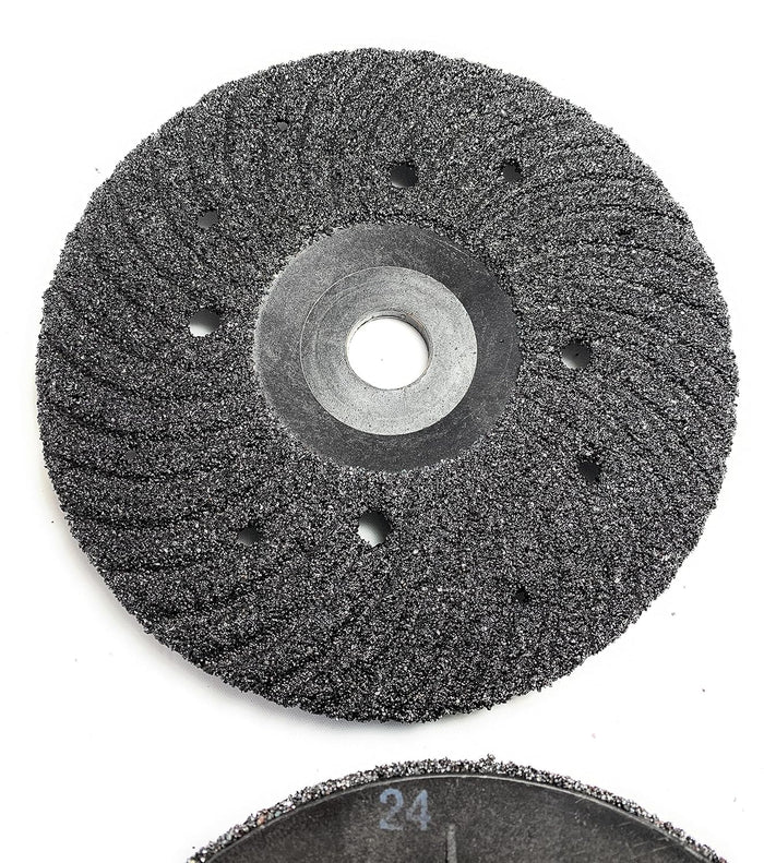 SIGNI 5 Pack SiC Plastic Back Grinding Wheel for Granite/Marble/Concrete and Glasses (7 INCH, 24 GRIT)