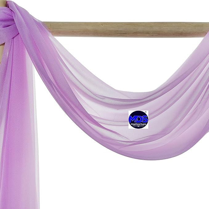 MDS Halloween Chiffon Draping Fabric - 2 Panel, 30" Wide x 30ft Long - S...