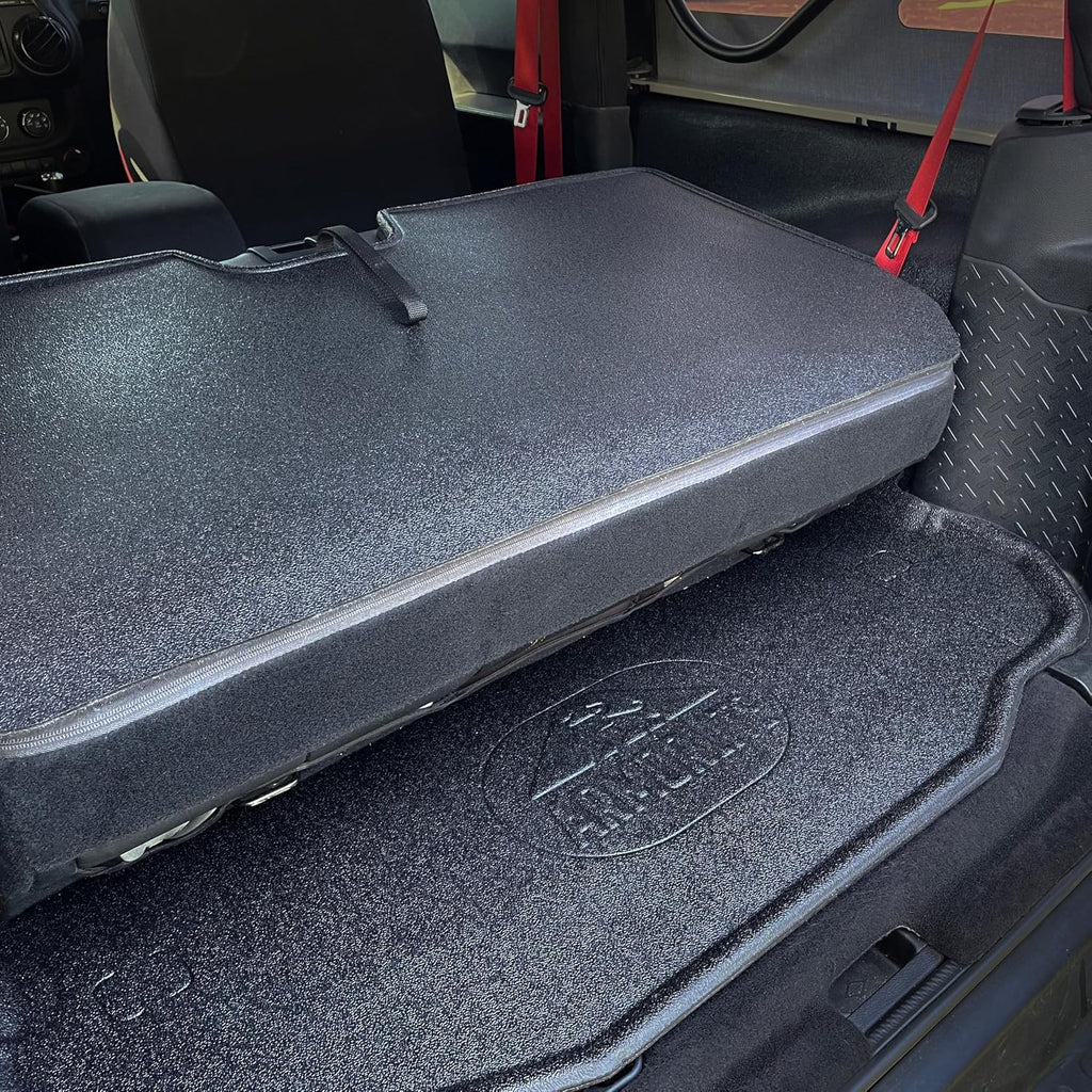 Armorlite Floor Kit for Jeep Wrangler - 2011-2018 JK (2DR) - Front and Rear Flooring, Cargo Mat - Mesa Smoke - B1009715-BLK1-AA
