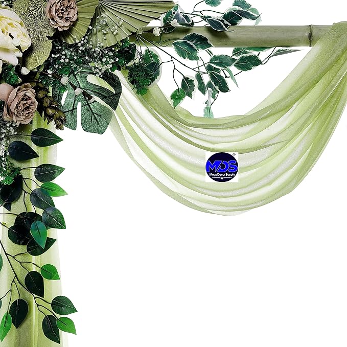 MDS Halloween Chiffon Draping Fabric - 1 Panel, 30" Wide x 40ft Long - S...