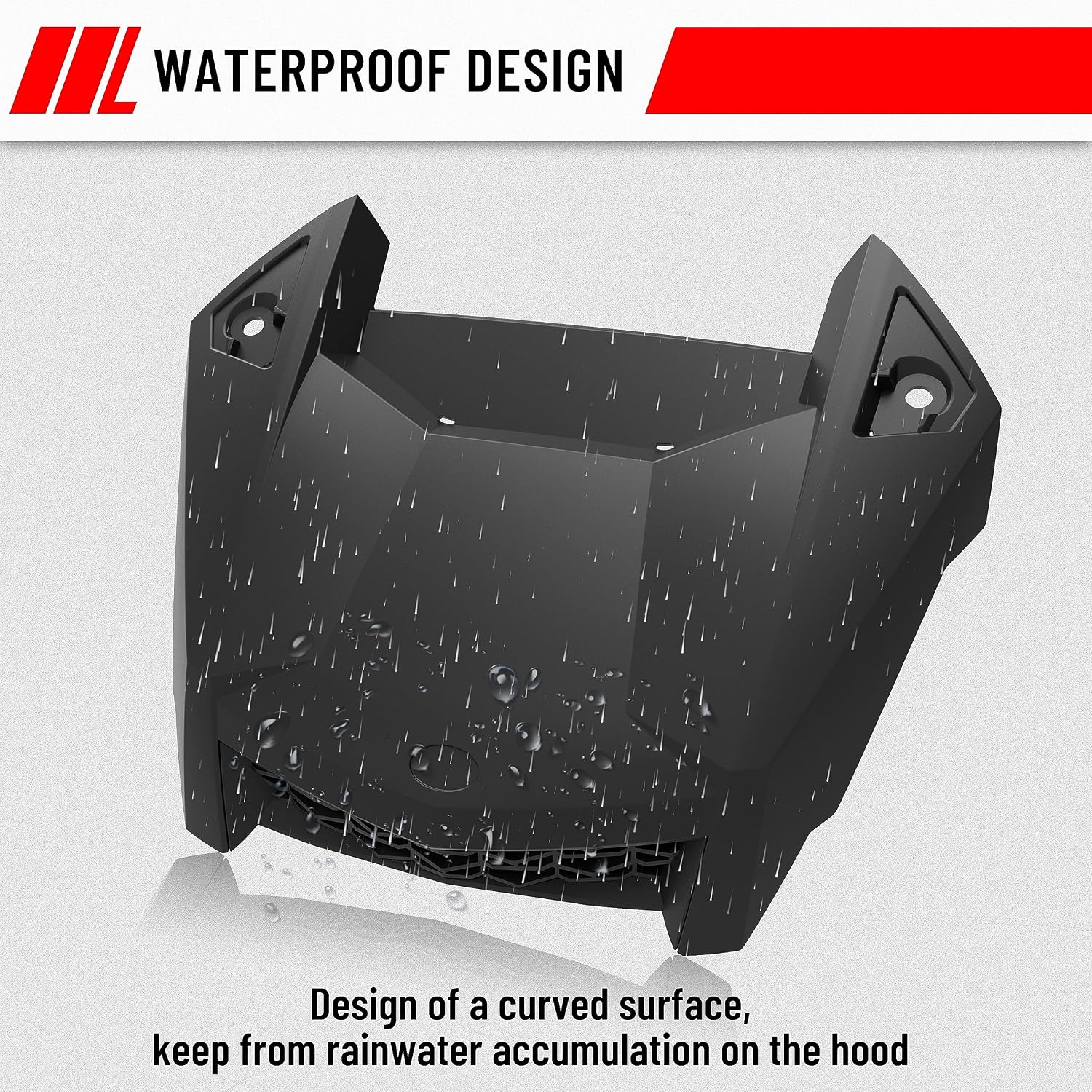 SAUTVS Turbo Hood Scoop Air Intake Kit for Polaris RZR XP 1000/4 1000 RZR XP Turbo S 2019-2023 (Replace #5454429-632)
