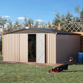U-MAX 10' x 10' Shed Outdoor Storage Shed Clearance, Metal Garden Large Yard by U-MAX