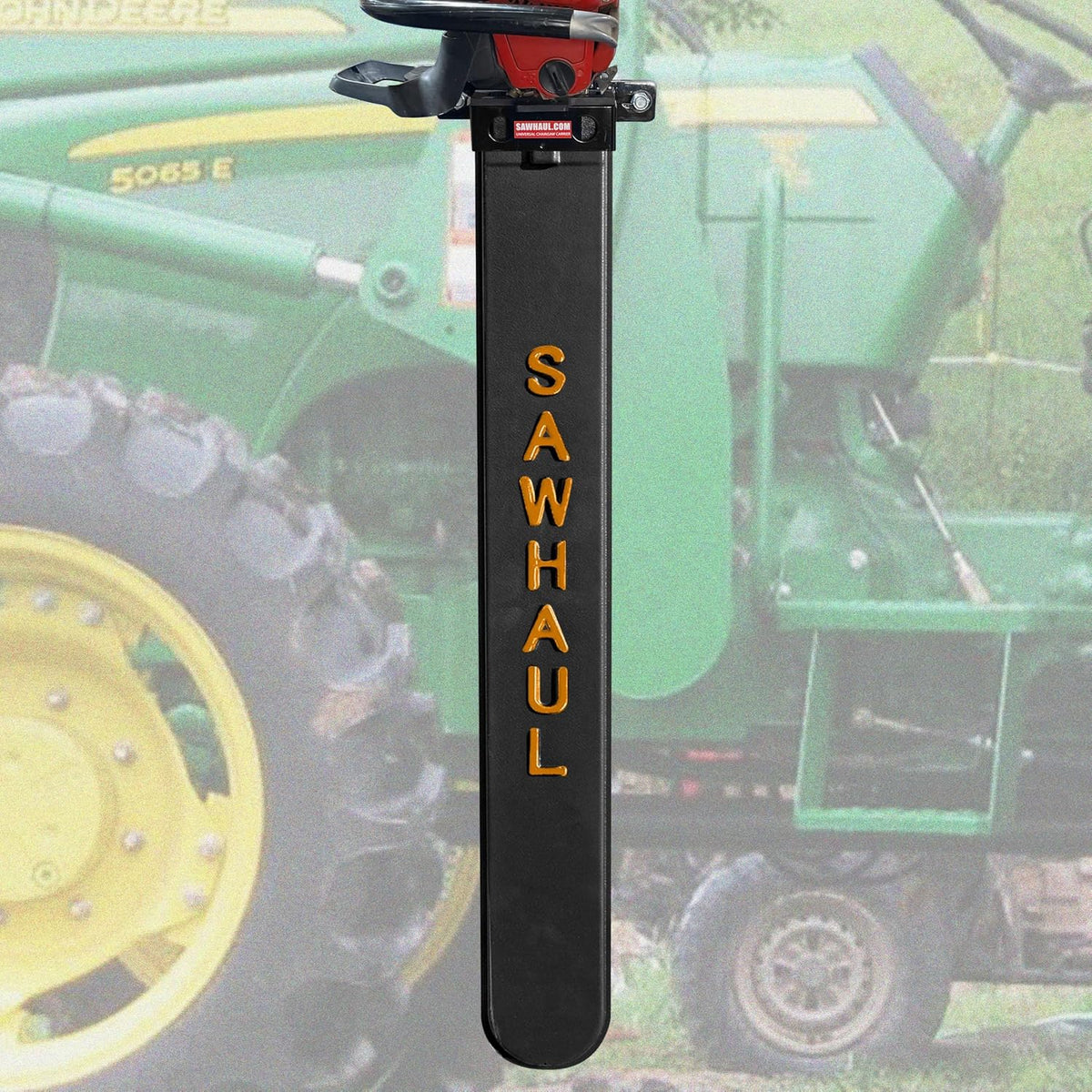 SawHaul Universal Tractor Chainsaw Holder