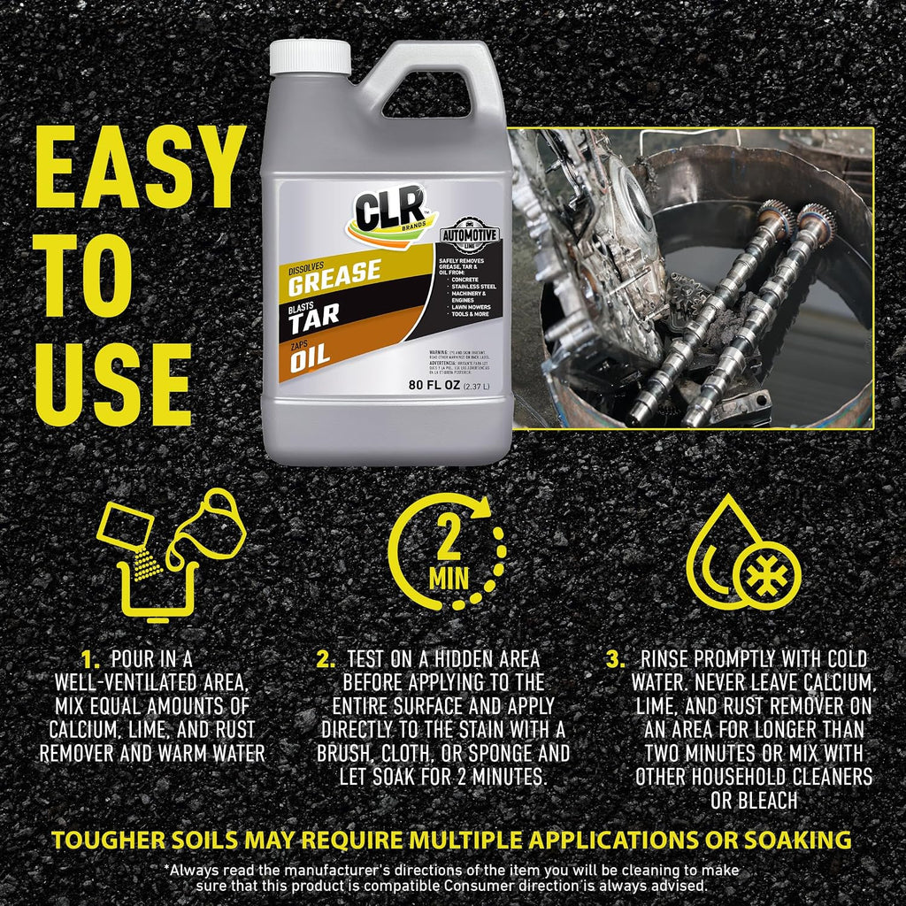 CLR Brands® Automotive Grease Tar & Oil Remover 80oz