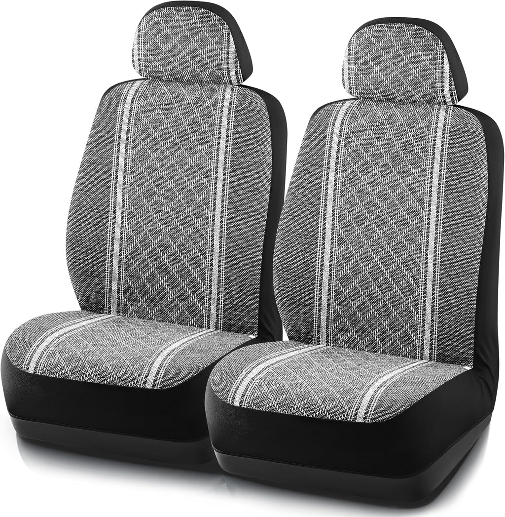 road comforts baja blanket seat covers gray diamond, main product view
